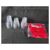 Christmas Holiday Decor Collection with Dreamscicles Figurine, Hello Cucumber Music Box, Santa Hat, and Party Supplies