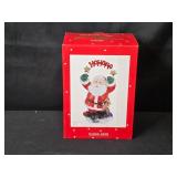 Christmas Holiday Decor Collection with Dreamscicles Figurine, Hello Cucumber Music Box, Santa Hat, and Party Supplies