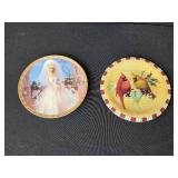 Holiday Decor Collection with Lenox Plate, Barbie Plate, Wreaths, and Disney Ornament