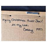 Holiday Decor Collection with Lenox Plate, Barbie Plate, Wreaths, and Disney Ornament