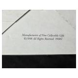 Set of Collectible Barbie Plates and Figurines Including Christmas Around the World, Snowbabies, and Dreamscicles