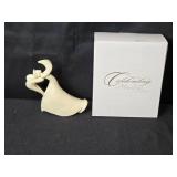 Set of Collectible Barbie Plates and Figurines Including Christmas Around the World, Snowbabies, and Dreamscicles