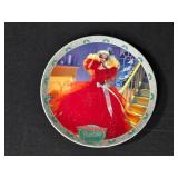 Set of Collectible Barbie Plates and Figurines Including Christmas Around the World, Snowbabies, and Dreamscicles