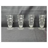 Collection of 4 Glass Tumblers, Brass Wall Sconce with Shade, Grouse Ashtray, and Tape Measure