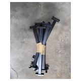 Pair of Black Metal Folding Bed Frames 74x75x40