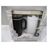 NEW Ello Port 40-oz. Stainless Steel Tumbler with Handle - Black and White
