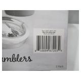 NEW Ello Port 40-oz. Stainless Steel Tumbler with Handle - Black and White