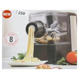 NEW EMERIL LAGASSE Pasta & Beyond, Automatic Pasta and Noodle Maker with Slow Juicer - 8 Pasta Shaping Discs Black