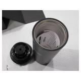 NEW Muggo 12 oz Self-Heating Coffee Mug, Black Portable with Leak-Proof Lid & 3-Hour Battery Life
