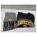 PAIR of 2 NEW Iowa Hawkeyes NCAA Men