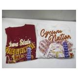 PAIR of 2 NEW Iowa State Cyclones NCAA Men