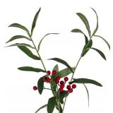 NEW Vickerman 72" Red Berry and Mistletoe Garland