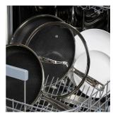 NEW T-Fal Hybrid Mesh 5-Piece Tri-Ply Stainless Steel Fry Pan Set - 8.5", 11", and 12.5"