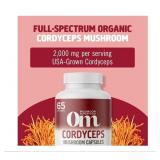 NEW Om Mushrooms Cordyceps Capsules, 195 count