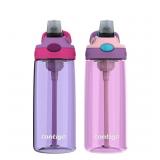NEW Contigo® Kids 20-oz Water Bottle with AUTOSPOUT® Lid, 2-Pack - Pink/