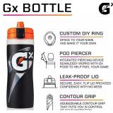 NEW Gatorade GX 30 oz. Montage Water Bottles, 2 Pack - Black and White