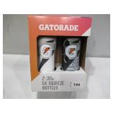 NEW Gatorade GX 30 oz. Montage Water Bottles, 2 Pack - Black and White
