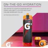 NEW Gatorade GX 30 oz. Montage Water Bottles, 2 Pack - Black and White