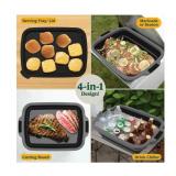 NEW Cuisinart Outdoors 4-in-1 Expandable Prep and Serve Tub