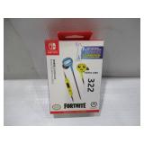 NEW PowerA FORTNITE Themed Wired Earbuds - Yellow