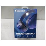 NEW Skullcandy Crusher Evo Over Ear Bluetooth Wireless Headphones - Blue