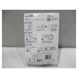 NEW 3M Command Mini Wall Hooks, Clear 48 Hooks + 48 Command Strips