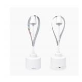 NEW Tech Squared Fly Fan with Built-In Power Banks, 2 Pack White