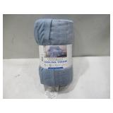 NEW Hudson & Main Cooling Throw Blanket 60" x 70" - Blue
