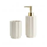 NEW Draper James 15-Piece Bath Set - Blue/White