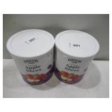 NEW 2 Pack of Augason Farms Dehydrated Apple Slices Can (20 Servings Each) BB 6/2050