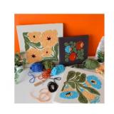 NEW Art 101® Crafts Punch Needle Embroidery Canvas Kit