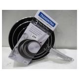 NEW Tramontina 3-Pack Fry Pans with Nonstick Interior - Charcoal