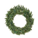 Vickerman A861044LED 42" Camdon Fir Wreath LED 150 Multi Color Lights