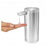 NEW SimpleHuman 9oz Rechargeable Sensor Soap Dispenser - 1 Pack
