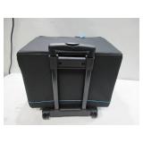 NEW ArtBin 6922SP Tote Express Rolling Portable Art Craft & Sewing Storage Organizer Bag with Wheels-Fits Sewing Machine, Black/Aqua