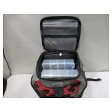 NEW Flambeau Outdoors Ike Backpack Softside Fishing Tackle Box, R50BW-1, Red and Black, 1 Piece