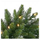 Vickerman A861115LED 50 ft. Christmas Garland - Camdon Fir Pre-Lit with Multi-Color LED Mini Lights
