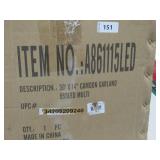 Vickerman A861115LED 50 ft. Christmas Garland - Camdon Fir Pre-Lit with Multi-Color LED Mini Lights