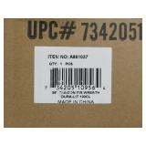 Vickerman 36" Camdon Fir Artificial Christmas Wreath, Clear Dura-lit Incandescent Mini Lights