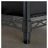 SafeRacks Storage Bin Rack, 5 Tote Capacity, NSF Certified