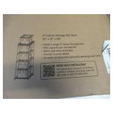 SafeRacks Storage Bin Rack, 5 Tote Capacity, NSF Certified