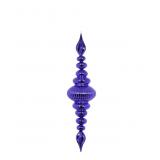 2 Pack of Vickerman 41" Purple Shiny Finial Large Ornament