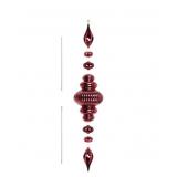 2 Pack of Vickerman 41" Purple Shiny Finial Large Ornament