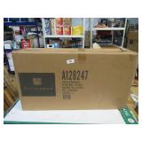 Vickerman A128247 48" Flocked Snow Ridge Artificial Christmas Wreath, Unlit