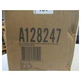 Vickerman A128247 48" Flocked Snow Ridge Artificial Christmas Wreath, Unlit