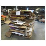 Pallet of Around 40 Heavy Duty Used Cardboard Gaylord Boxes in Excellent Condition.