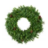 Vickerman A801060 60" Cheyenne Pine Artificial Christmas Wreath, Unlit