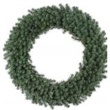 Vickerman A808742 42" Unlit Douglas Fir Artificial Christmas Wreath with PVC Tips