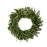 Vickerman A118336 36" Cashmere Artificial Christmas Wreath, Unlit