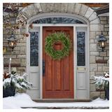 Vickerman A118336 36" Cashmere Artificial Christmas Wreath, Unlit